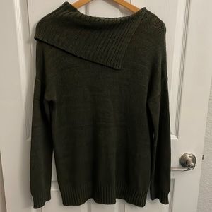 Matty M Dark Green Long Sweater
